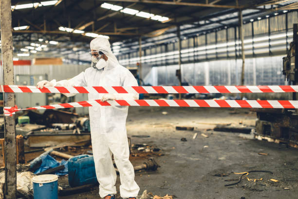 Professional Infectious Disease Decontamination technician working in Hillsboro, OR